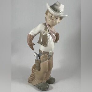 Lladro • “Cowboy Puppet” Porcelain Figurine